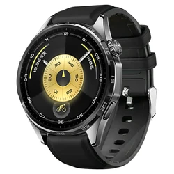 Cinturino di Ricambio Premium in Pelle e Silicone da 22 mm