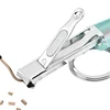 Macaroon Series Color Nail Clippers Ultra-thin Folding Portable Carbon Steel with Keychain Small Nail Clipper with Nail File 3