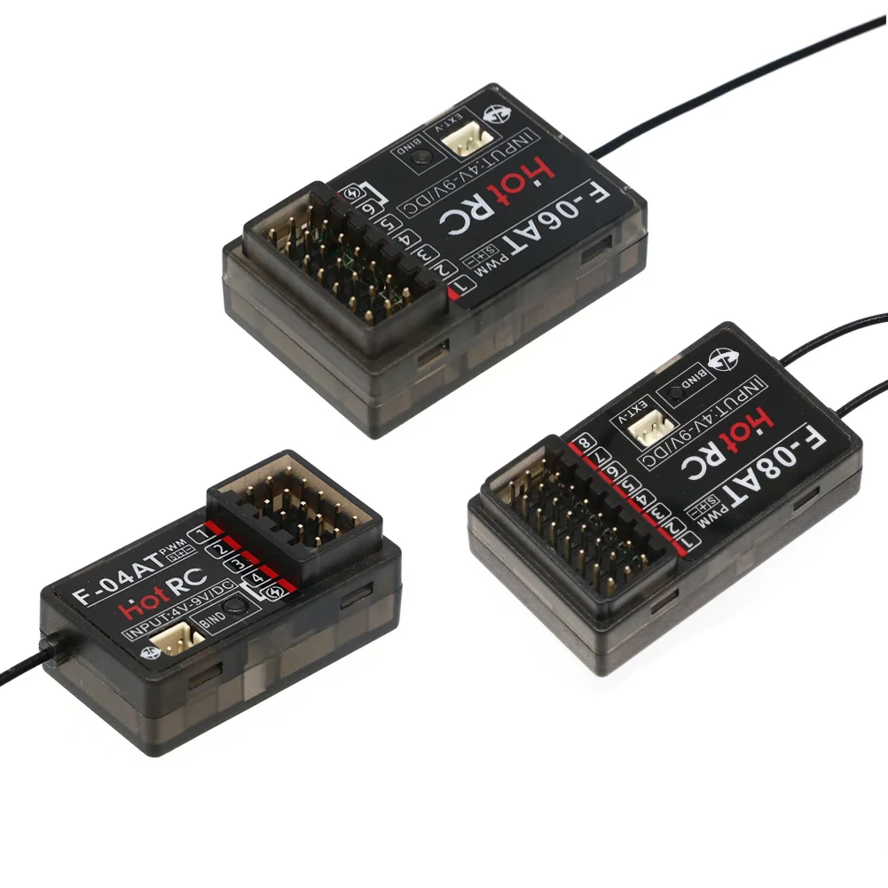 Récepteur RC Flysky avec gyro intégré - SBUS-A, F-08AT, F-06AT, F-05AT