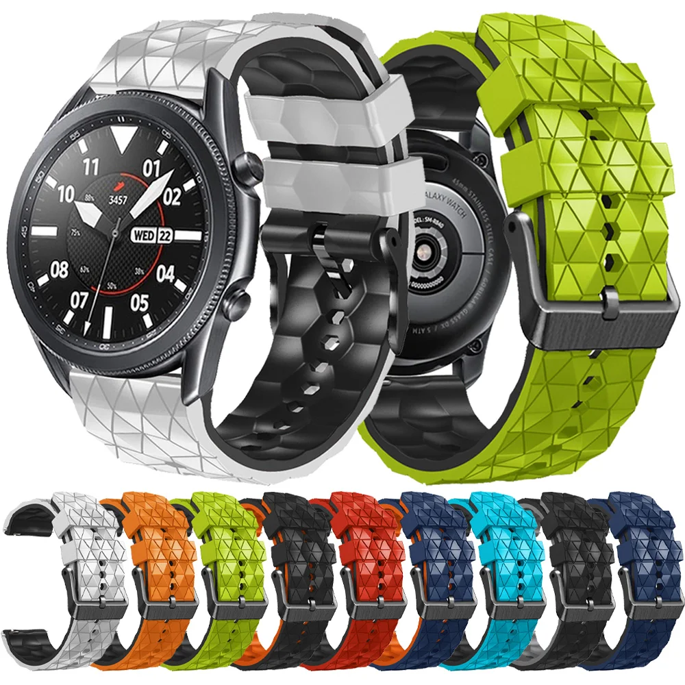 Cinturini In Silicone Smart 22Mm Per Samsung Galaxy Watch 3 45Mm Smartwatch Cinturini Galaxywatch 46Mm / Gear S3 Bracciale Correa