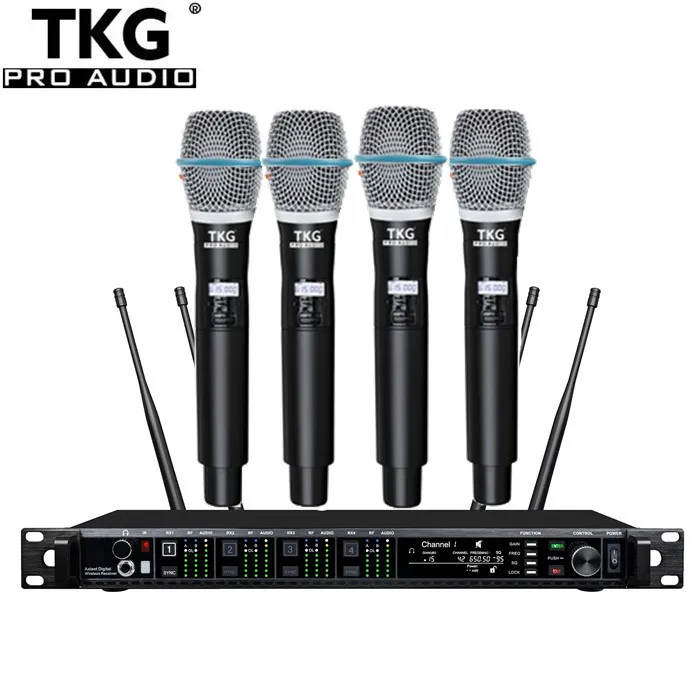 

Микрофон конденсаторный TKG AD4Q, 512-937 МГц, УВЧ, для караоке