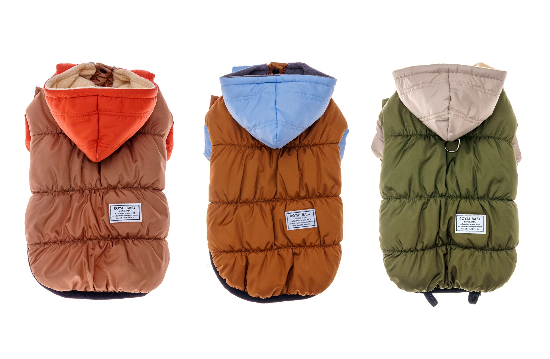 Winter Dog Hooded Coat Polar Fleece Lining Windproof Waterproof Puffer Coats Cotton Coat pet jacket,pet jumpsuits,dog sweater