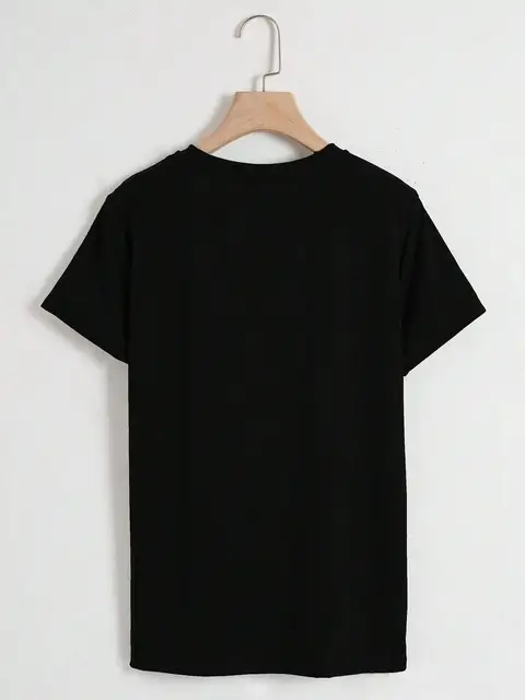 Camiseta Feminina Casual de Verão com Estampa de Leopardo Wife Mom Boss