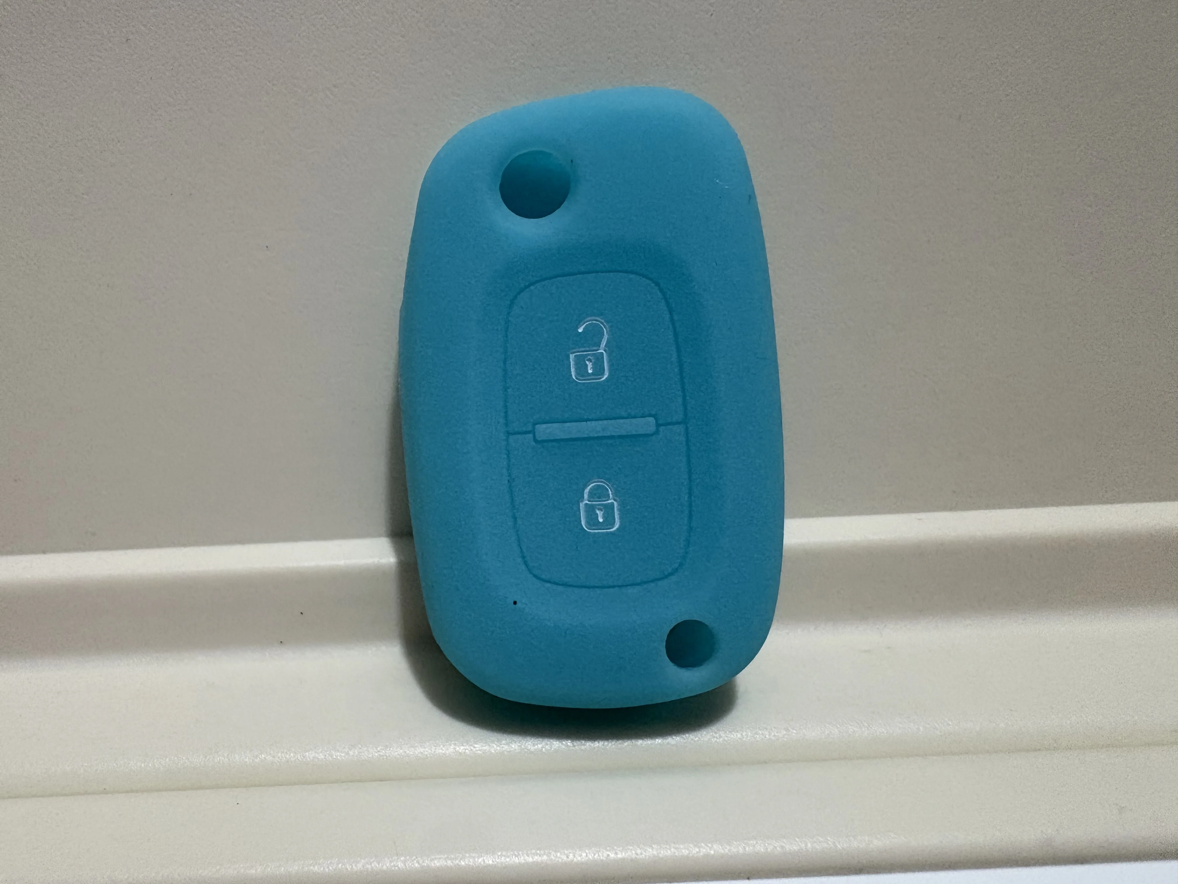 Premium Silicone Car Key Cover Case - Durable Flip & Fold Protection