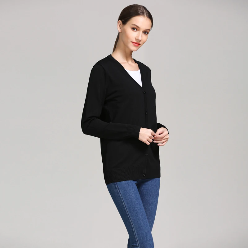 New Classic Soft Women Uniform Maternity Cardigan Long Sleeve Spring Autumn Stretch Breastfeeding Clothes US Big Size