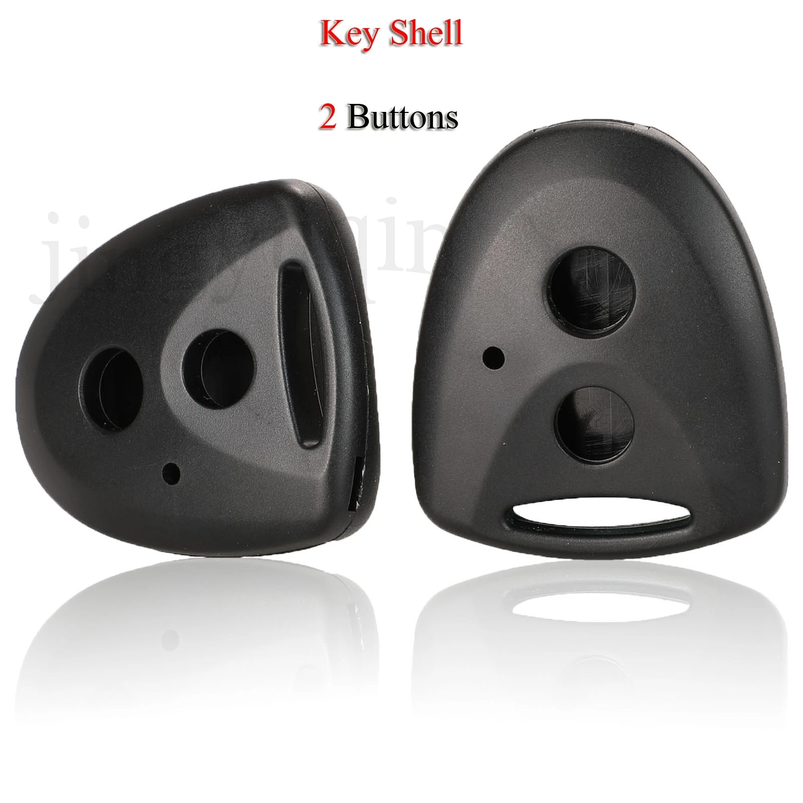 

jingyuqin 20pcs/Lot Car Key Shell For Toyota Avanza Calya wigo For Daihatsu Xenia Ayla Sigra 2Buttons Replacement Key Cover Case
