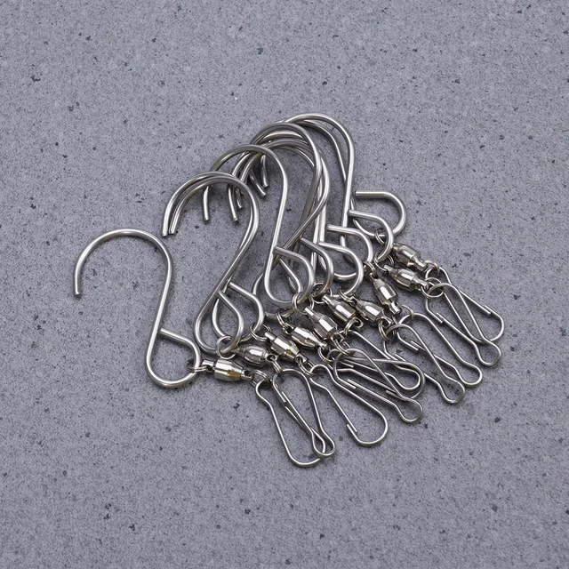 10 Darabos Lógó S Forgó Klipek Szélhorgok Fonógépek Horgok Chimes Kert Szél - Image 5