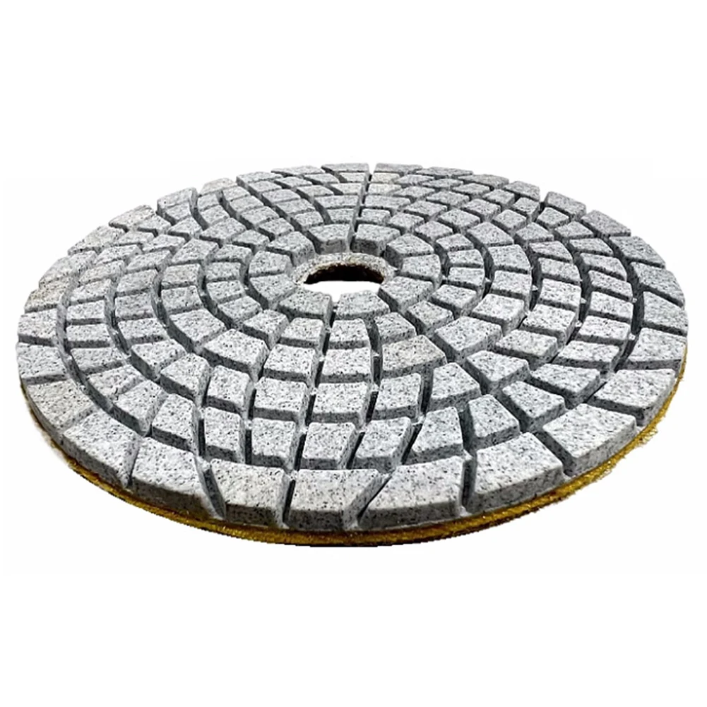 2 Pcs 100mm/4inch Diamond Polishing Pad 50-500 Grit Wet Buff Disc Abrasive Grinding Discs for Granite Stone Concrete Marble