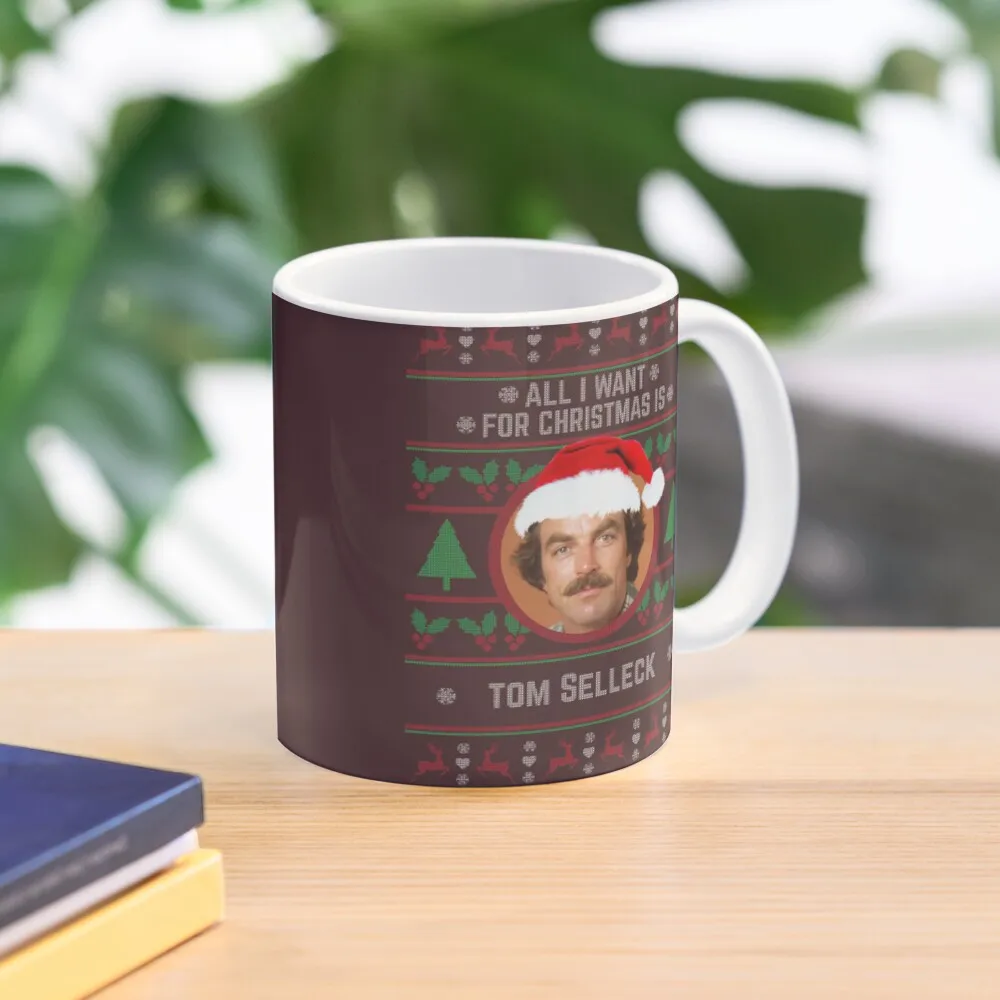 

All I want for Christmas is Tom Selleck Coffee Mug Thermal Cups Cups Sets Mug