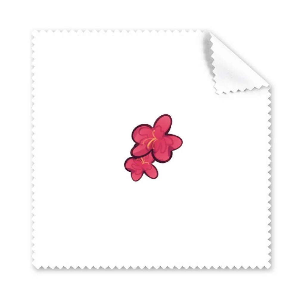 

Корейская ткань для чистки стекол Hibiscus Flower, Чистящая салфетка для экрана телефона, 5 шт.