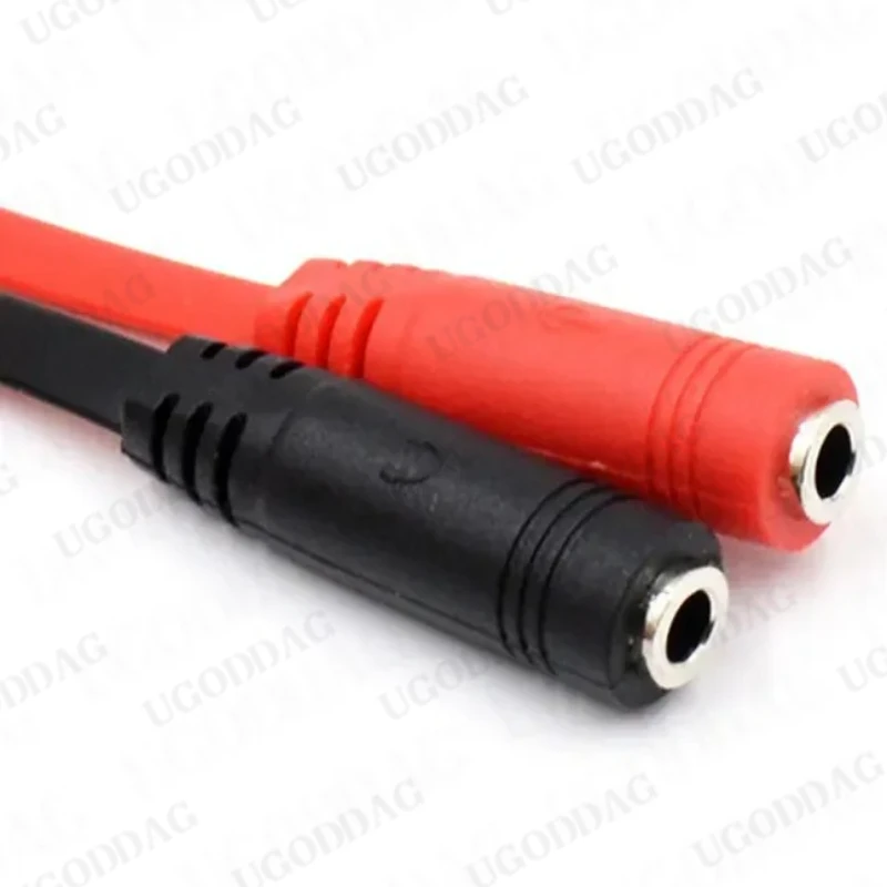 3.5mm AUX 1 Male to 2 Female Spliter Wire 3.5 Jack Audio Splitter Cable Headphone Earphone Speaker Stereo AUX Adapter Cord RT