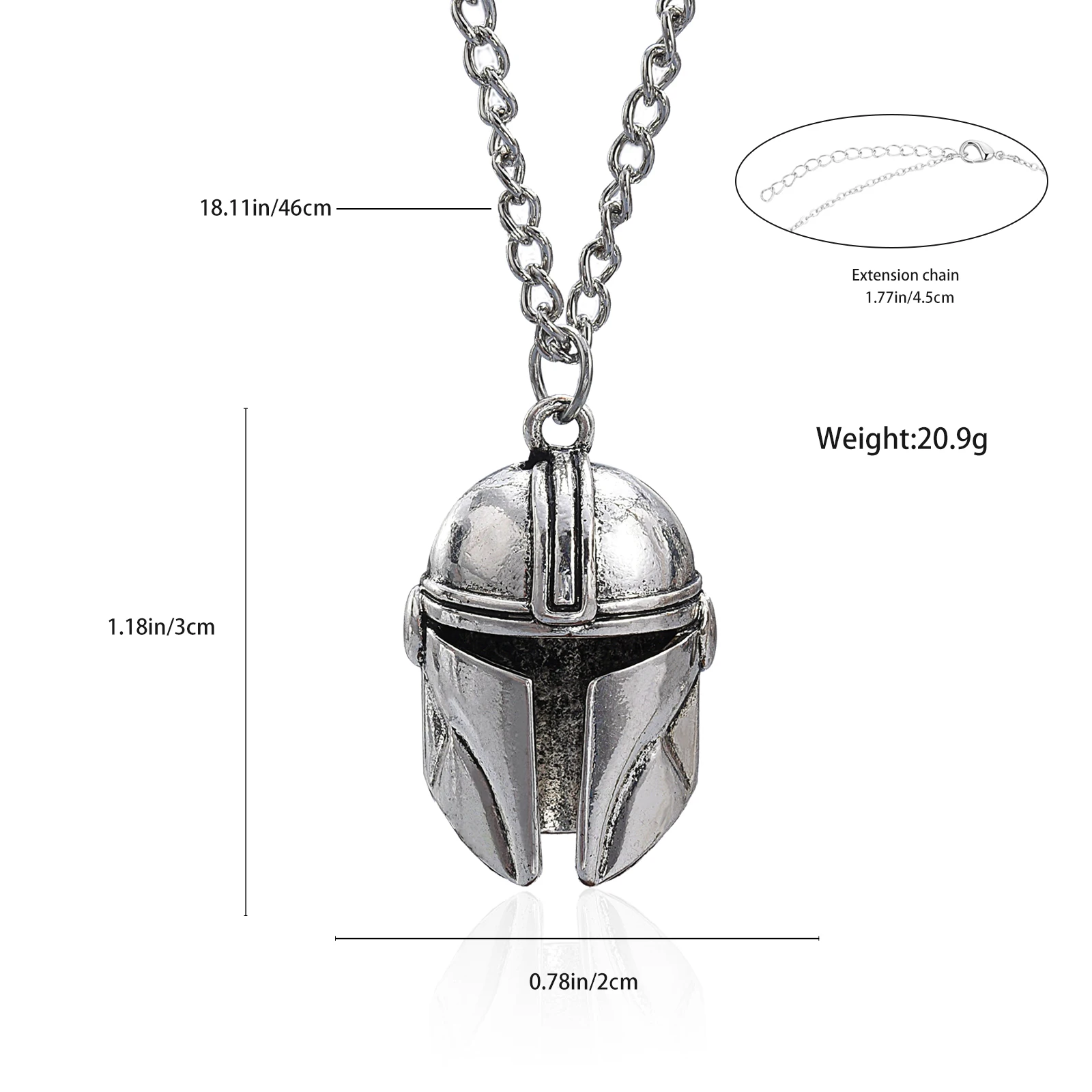 Cute Baby Yoda Figure Pearl Cage Necklace Movie Stainless Steel