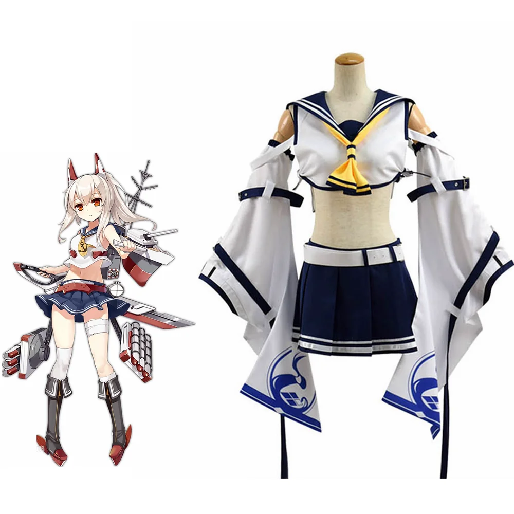 

Anime Azur Lane Cosplay Ayanami Women Costumes