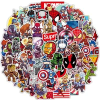 10/30/50/100pcs Disney Marvel Vintage The Avengers Super Hero Anime Stickers Cartoon Decal Laptop Car Motorcycle Funny Sticker 2