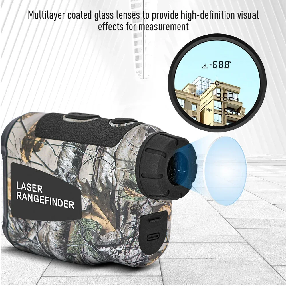 Hunting Laser Rangefinder Distance Meter Telescope Telemeter 600M 800M 1000M Ranging Slope Height Angle Golf Range Finder laser rangefinder,laser distance meter