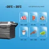 TWW35 12V solar power refrigerator mini deep fridge ac dc dual use camping car freezer dual use portable cooler 2