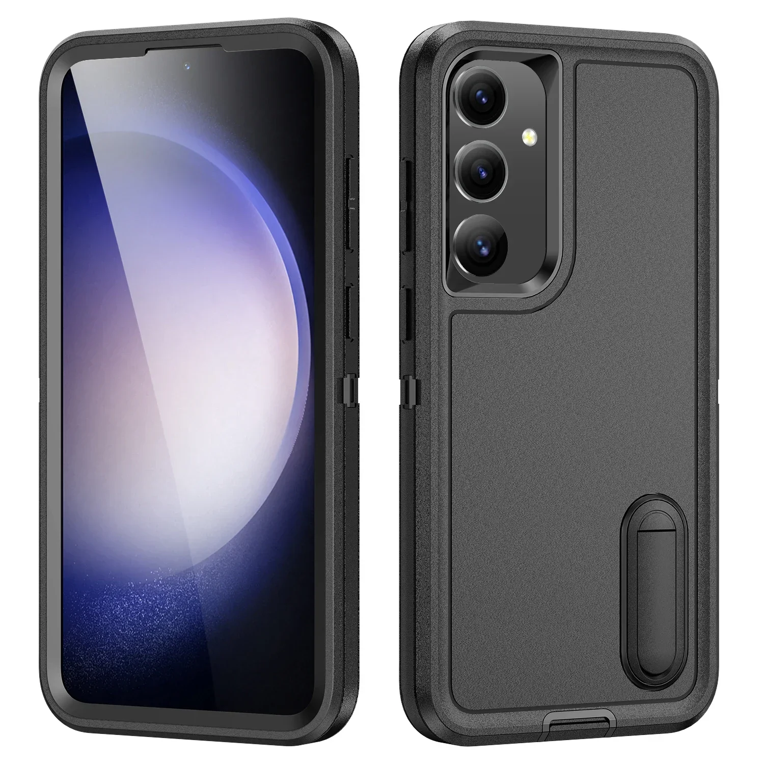 Versatile 3-in-1 Hard Phone Cover Case