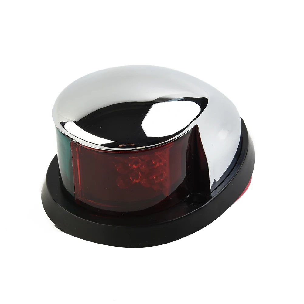 Bogen LED Navigation Segel licht LED Navigation Segel licht Marine Boot Kunststoff rot grün mit Chrom Gehäuse – Detail 10