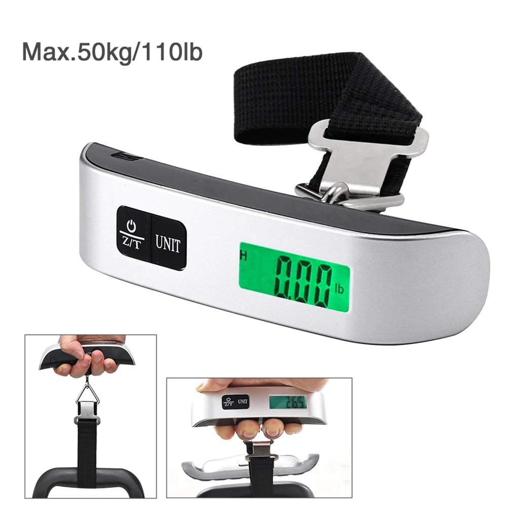 

Portable Luggage Weight Scale Pocket Electronic Scale Suitcase Travel Luggage Bag Electronic Scales Digital Trunk Weight Tool