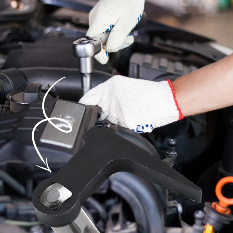 1/2 L-shaped Type Half Shaft Disassembly Tool with Lever Principle for Prying of Half Shaft Transmission Half Shaft Removal Tool