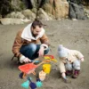 Wheelbarrow Beach Toy Stroller Toddler Kids Toys Tool Kit Plastic Sand for 3