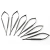 12.5cm Stainless Steel Round Handle Straight Corneal Scissors 6