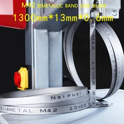 Customizable -1/2/3Pcs saw blade High Quality M42 Band Saw Blades for Industrial Production 1300mmx13mmx0.6mm Multi-Tooth Pitch