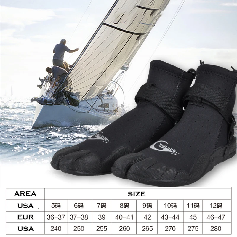 Rubber Diving Boots 3MM Anti-slip Quick-drying
