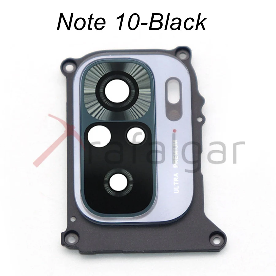 Trafalgar Rear Back Camera Glass Lens Cover For Xiaomi Redmi Note 10/Note10 Pro 5G Camera Glass + Frame Holder Bezel Replacement phone camera lens camera lens cover