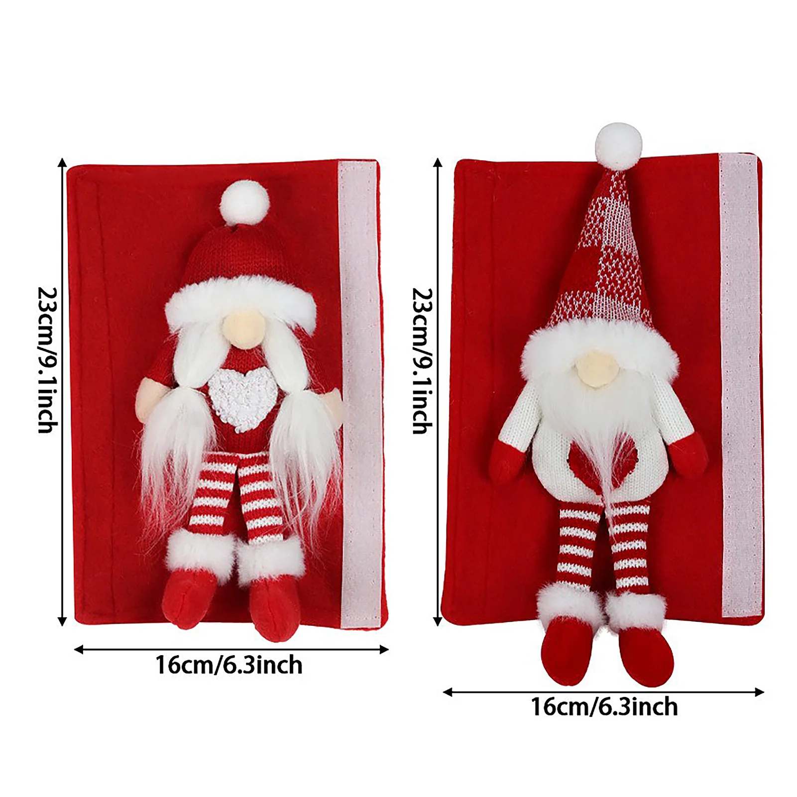 Santa Claus refrigerator two-piece set home kitchen microwave oven gloves