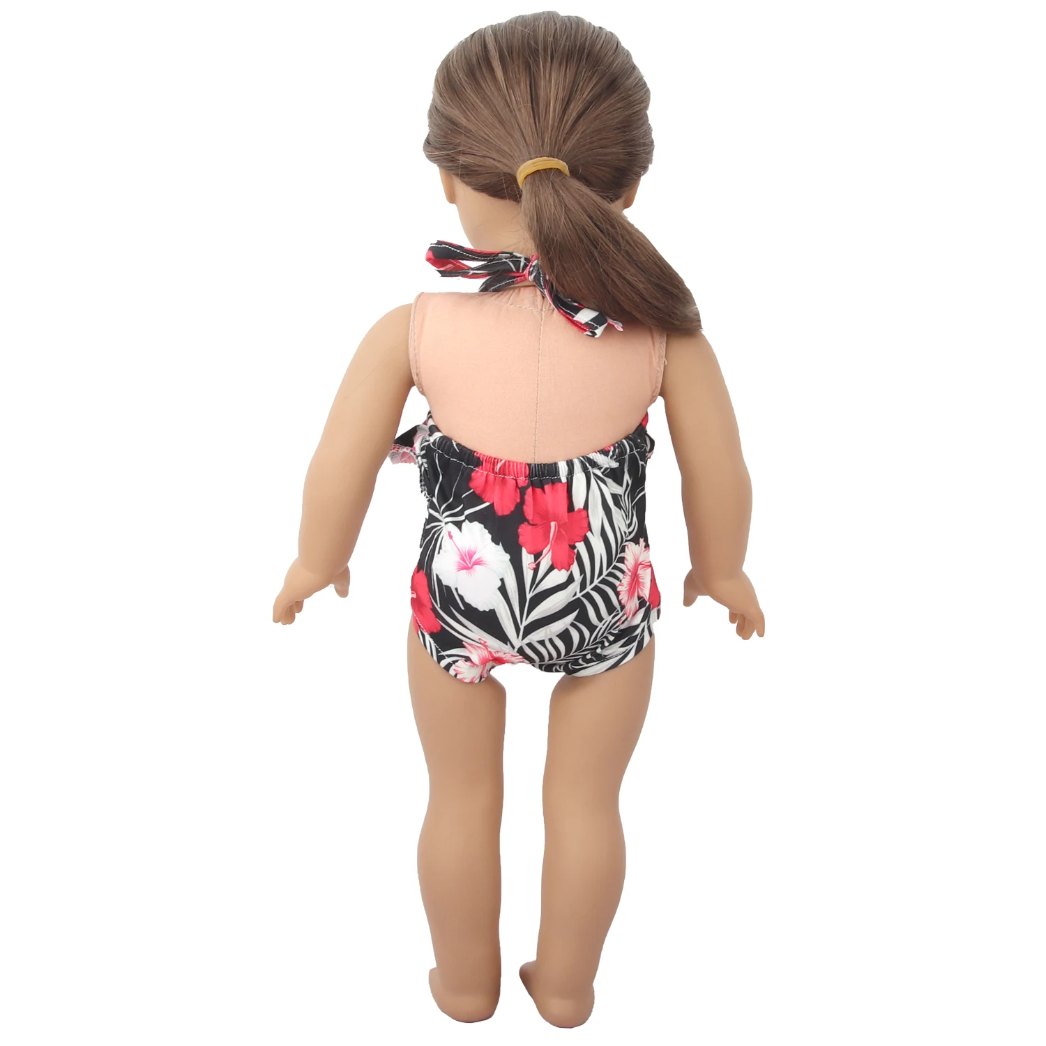 Sling Swimsuit Flower Rianbow Pony Iron Tower Bikini Swimsuit For 43cm Baby New Born&American 18 Inch,OG Girl Doll Accessories