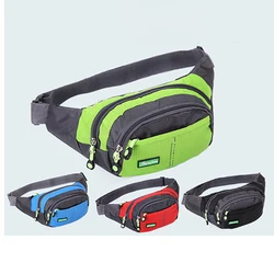 Multifunctional Sport Waist Bag Unisex Waist Packs Outdoor Travel Cycling Climbing Running Waist Bag With Adjustable Belt Strap