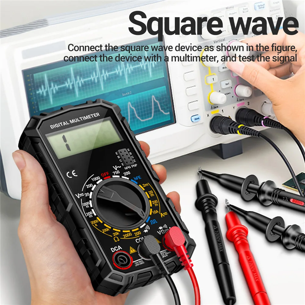 SZ308 Digital Multimeter Maximum Count 1999 Mini Digital Multimeter for Electrician Inspection And Repair Display digital multimeter multimeter tester