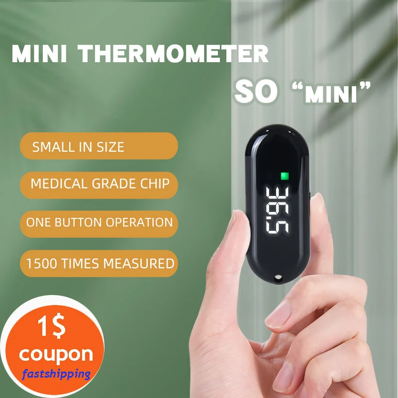 BOXYMRechargeableBabyThermometerInfraredPortableUSBTermmetroNoncontactMiniLaserBody