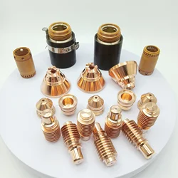 High Quality Plasma Cutting Consumables Kit - Electrode, Nozzle, Shield, Swirl Ring & Cap (220971  10pcs)