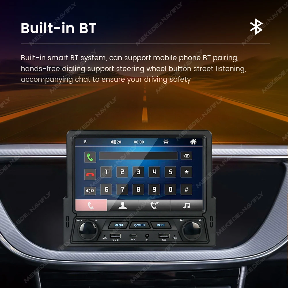 1 Din MP5 Player 7inch HD Touch Screen Car Radio For Universal Autoradio Multimedia Player 2DIN Auto audio USB BT TF Card CAM