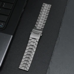 Men's Titanium Luxury Wristband - Premium 20mm/22mm Strap - 22mm (Titanium color)