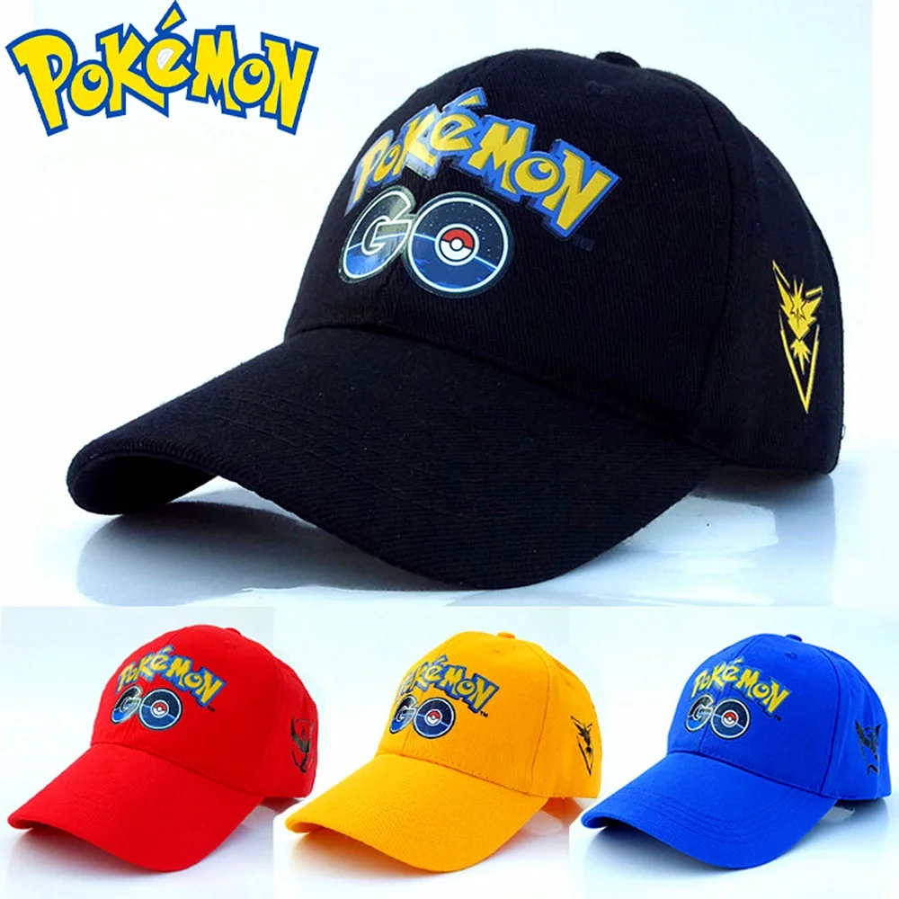 

Pokemon Pikachu Stitch Character Outdoor Sports Kids Hat Cute Comfortable Baseball Caps Sunscreen Cap Children's Party Gift Toys