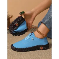 New casual wear-resistant, lightweight, soft and comfortable flat-soled outdoor loafers, slip-on women's sports and casual shoes - Image 6