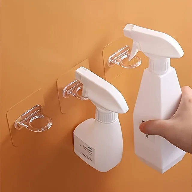 10pcs Easy-Install Adhesive Hook Set For Kitchen & Bathroom - No-Drill Wall Mount Hangers For Towels, Utensils, And More 1