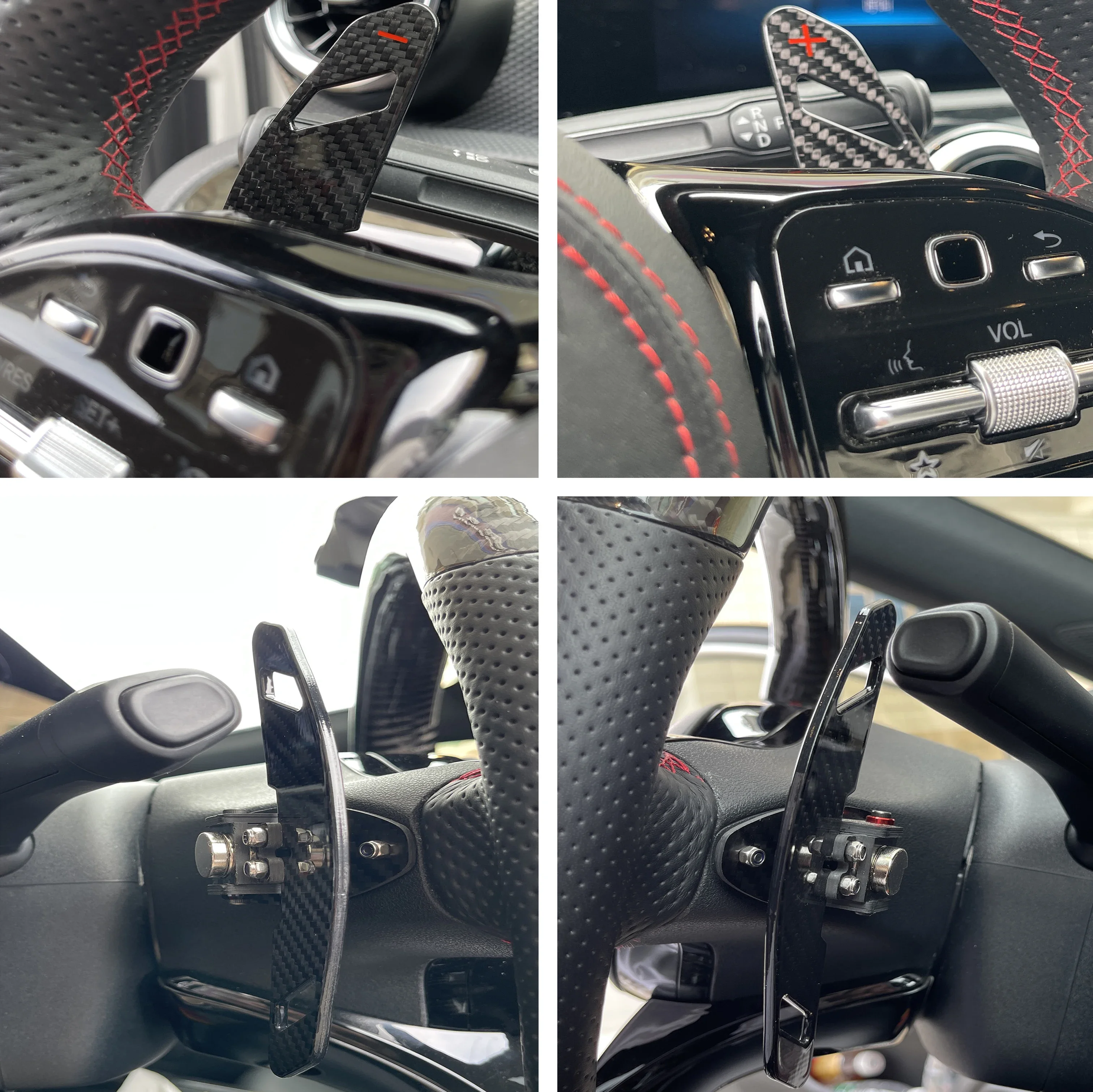 Carbon Fiber Steering Wheel Magnetic Shift Paddle For Mercedes-Benz W212 W246 W177 A45AMG W205 W176 W213 C205 W463 W222 W447 car shift latch