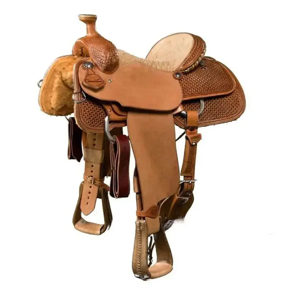 100% Genuine Leather Horse Saddle – Western Riding Saddle – Comfortable & Breathable – Affordable Price 1