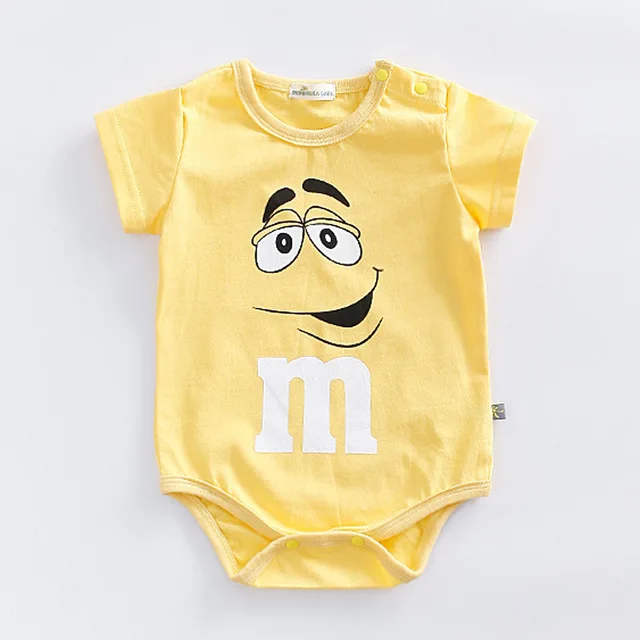 Pelele de manga corta de algodón fino para recién nacido, ropa para bebés, niñas y niños, mono lindo de moda, 3-24M - Imagen 4