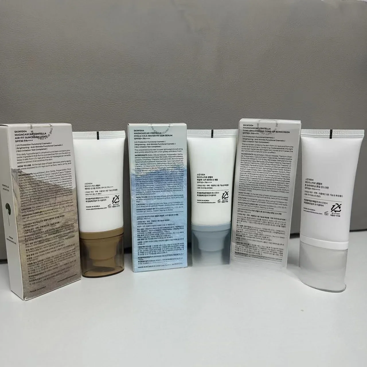Skin1004 hyaluronic Acid Centella Asiatica Watery Sunscreen Facial sunscreen Body Sunscreen SPFSO+ PA++++ 50ml 3