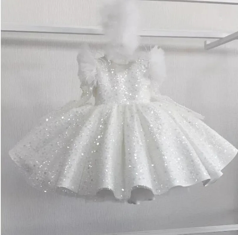 FYMNSI - Vestito da bambina per il compleanno la festa di 1 2 o 3 anni