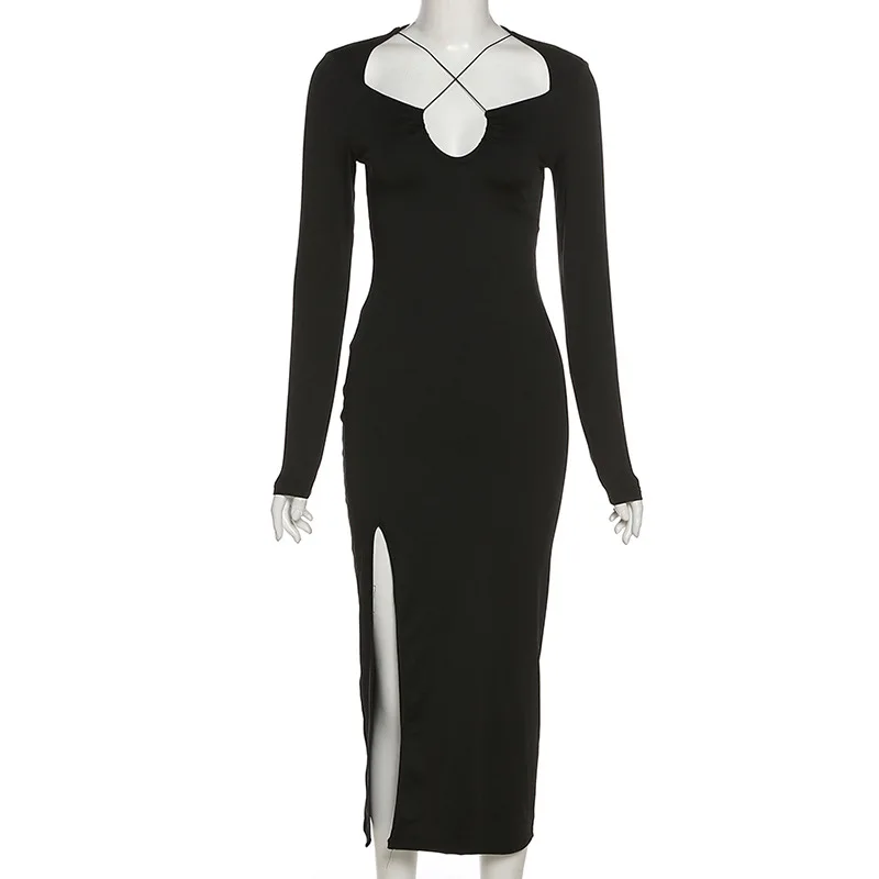 Autumn Long Sleeve Women Party Dress