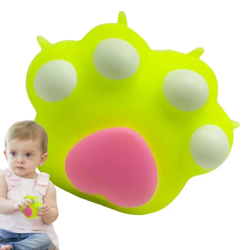

Cat Paw Squeeze Toy Sensory Squeeze Toy Anti Stress Sensory Squeeze Soft Stress Balls For Kids For Home & School For Boys &