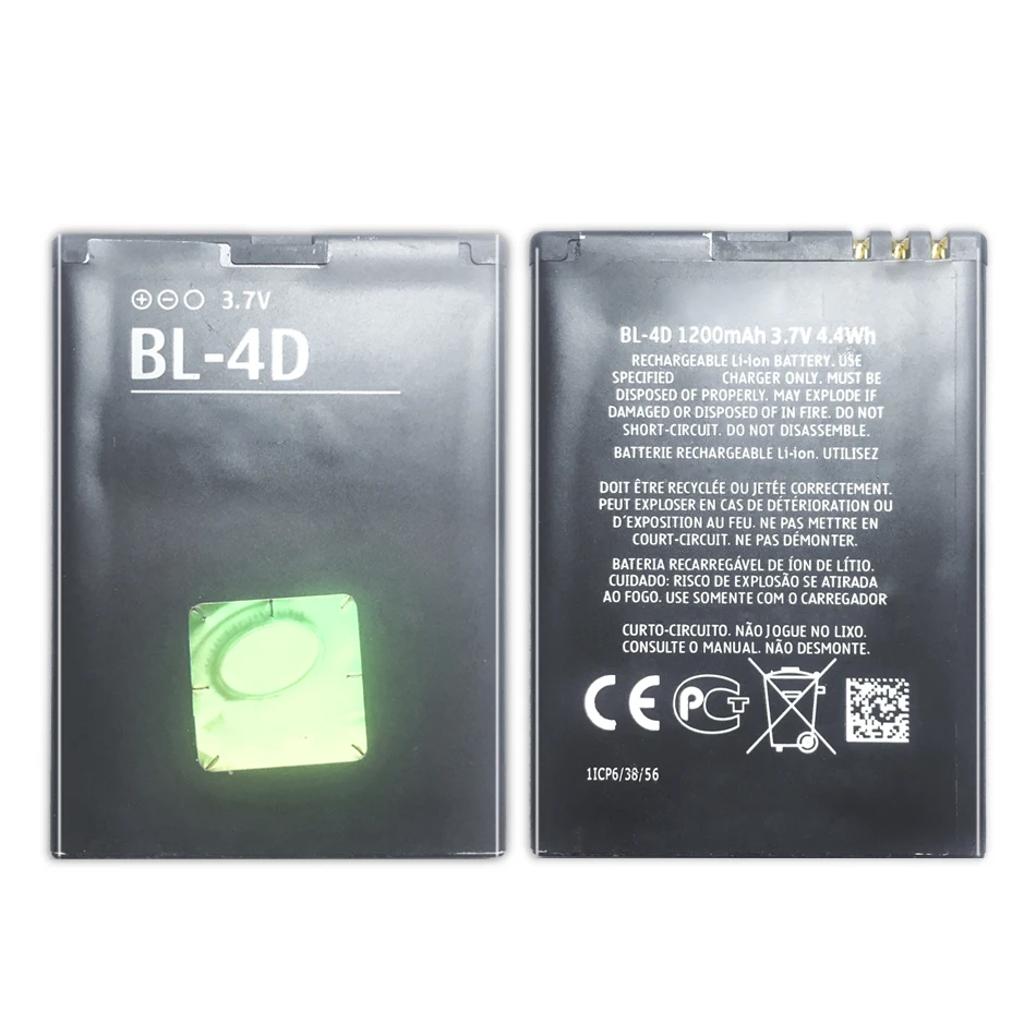 Batteria Del Telefono Cellulare Per Nokia N97 Mini N8 E7 E5 803 N803 702T E6 N5 210 T7-00 Bl 4D Bl-4D 1200Mah
