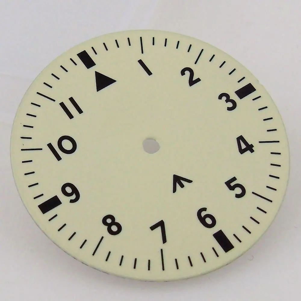 Elegant Vintage White Diver Watch with Luminous Hands - 29mm & 33.5mm Dial