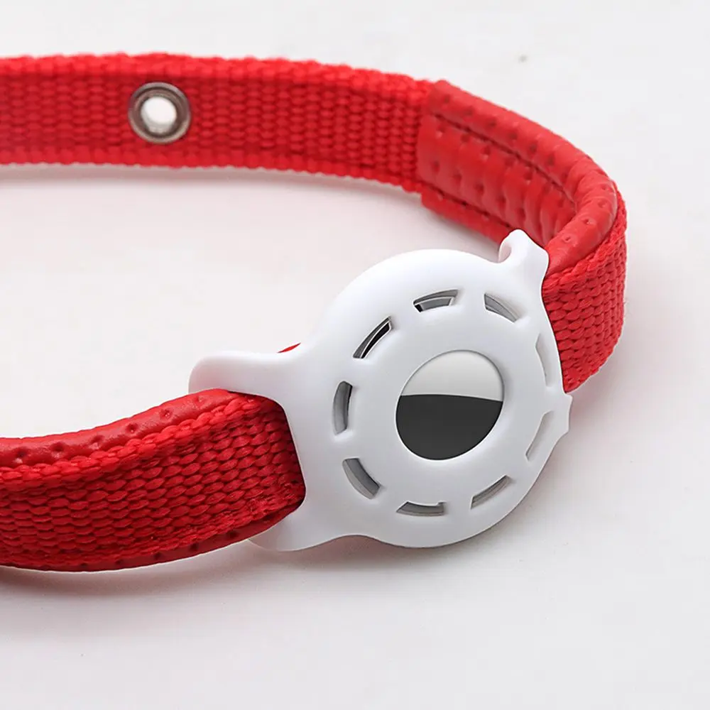 Hollow Airtag Protective Case Air Tag Holder Silicone Pets Anti Lost Locator Tracker Strap Cover For Apple Airtags Accessories